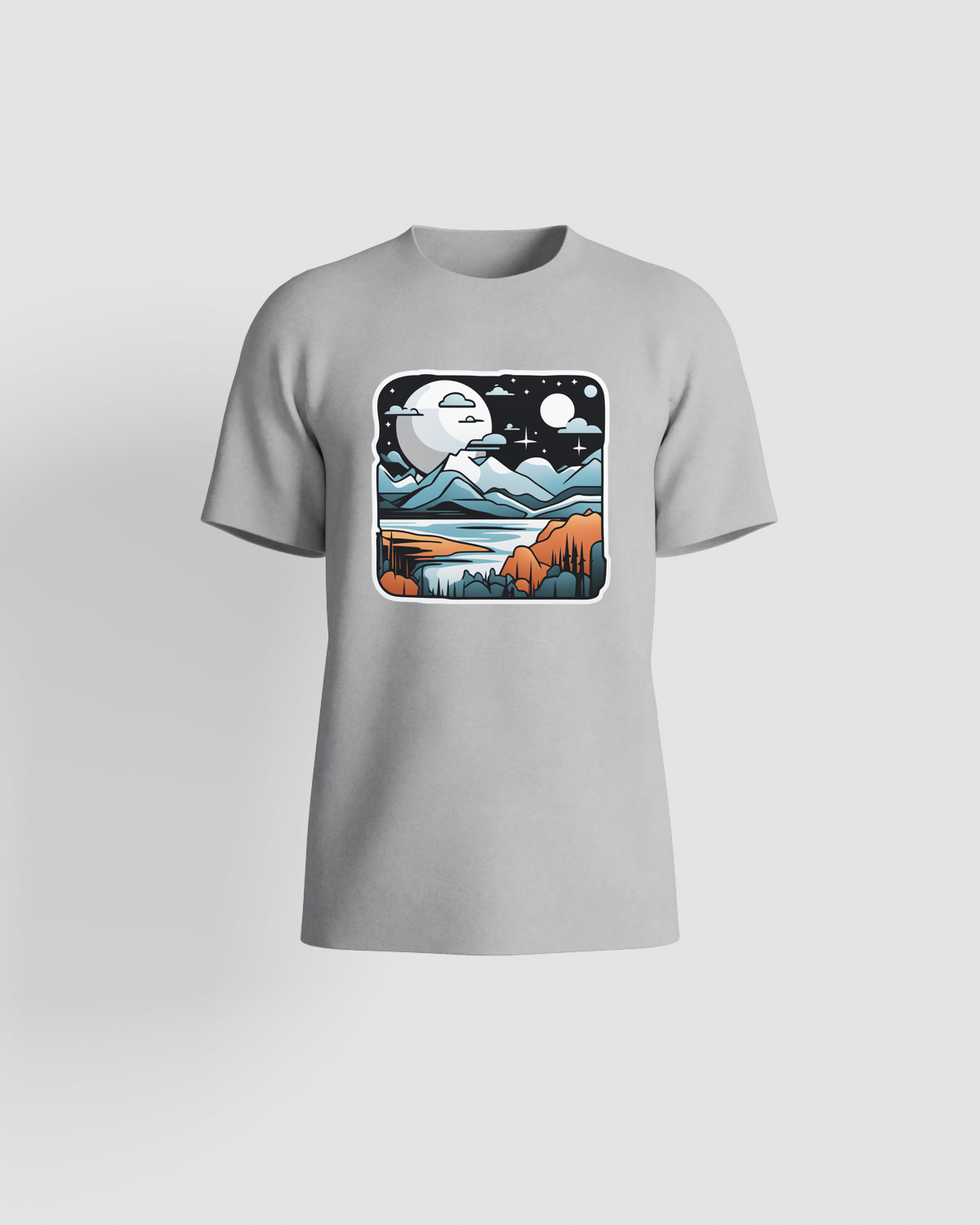 Grey Unisex Eco‑Friendly T‑Shirt with Soft Organic Cotton 59