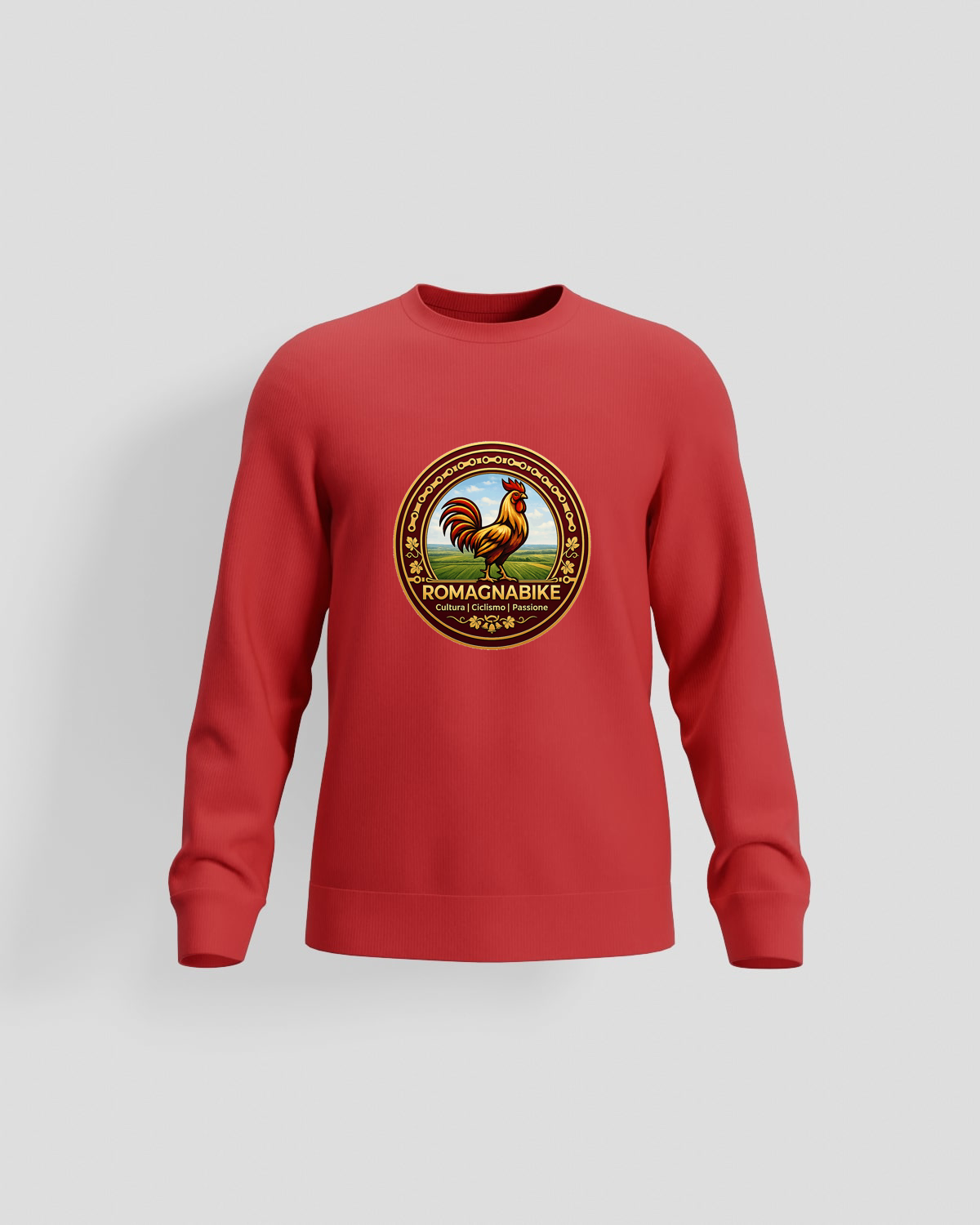 Felpa di Cotone Organico Rossa – Comfort Morbido e Stile Ecologico 59