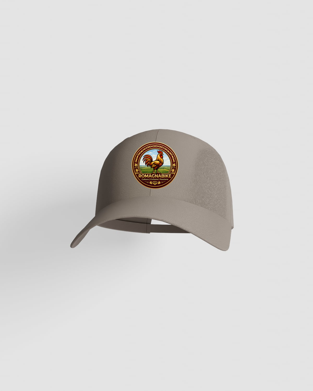 Cappellino Khaki con chiusura a velcro e superficie di stampa liscia 59
