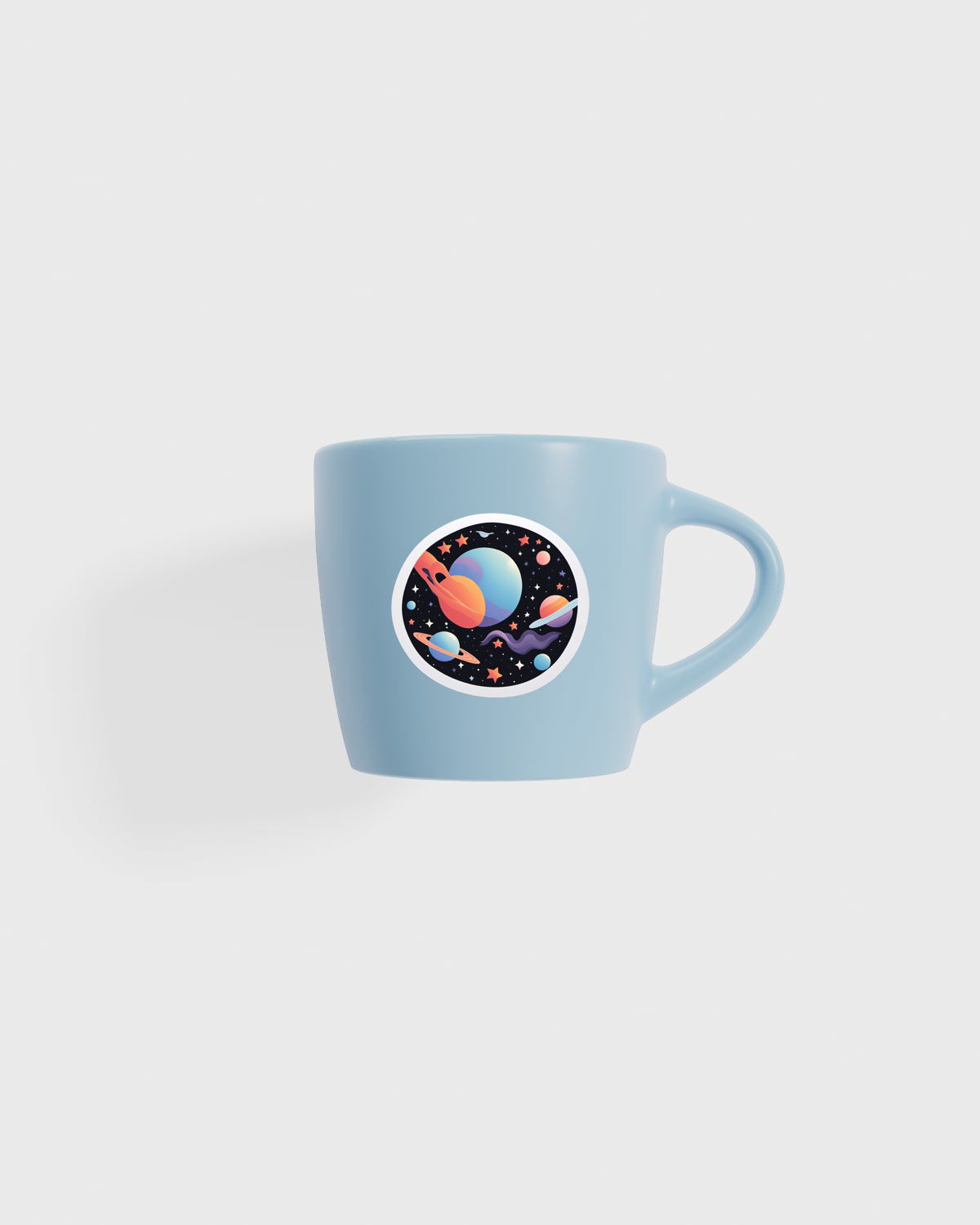 Custom ceramic mug with matte exterior finish 59