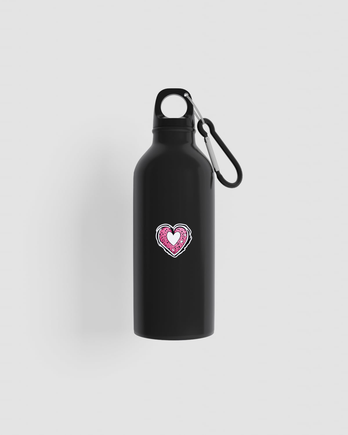 Eco-Friendly Recycled Aluminum Water Bottle with Carabiner 59