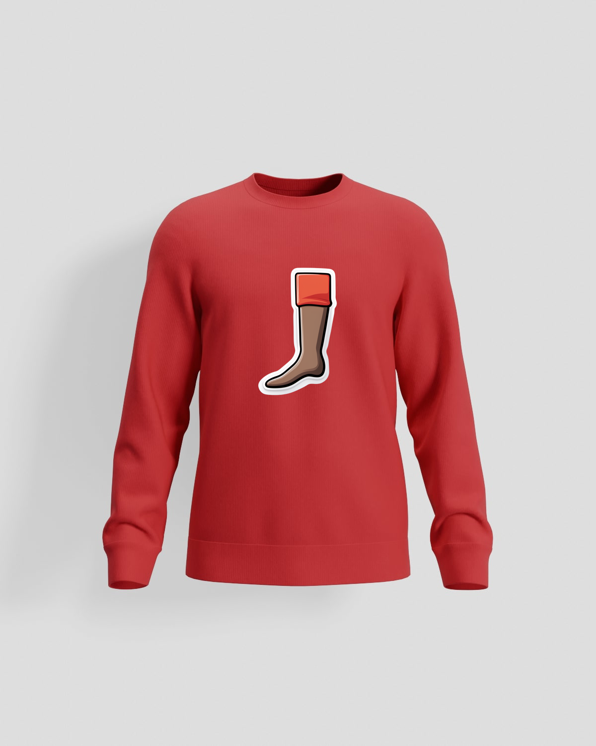 Red Unisex Organic Cotton Sweatshirt – Soft Eco‑Friendly Comfort 59