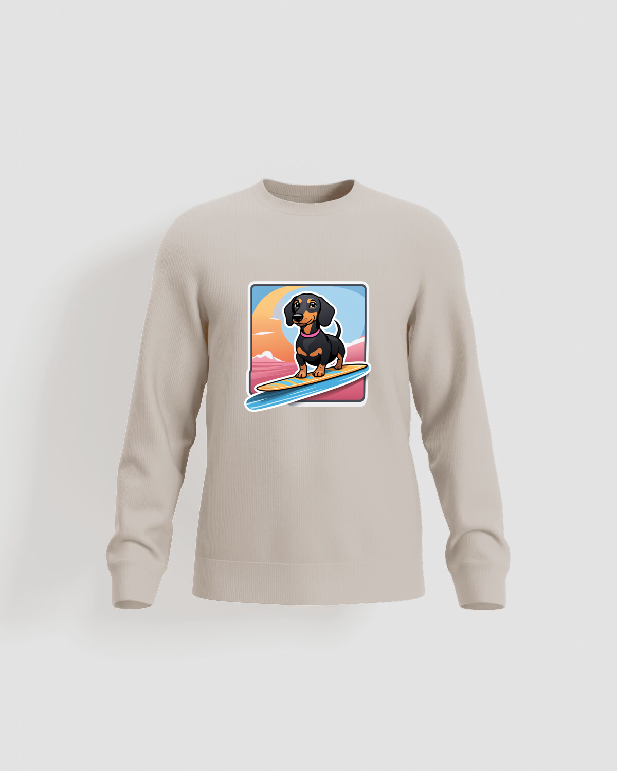 Cream Unisex Brushed Sweatshirt – Soft Organic Cotton Comfort 59