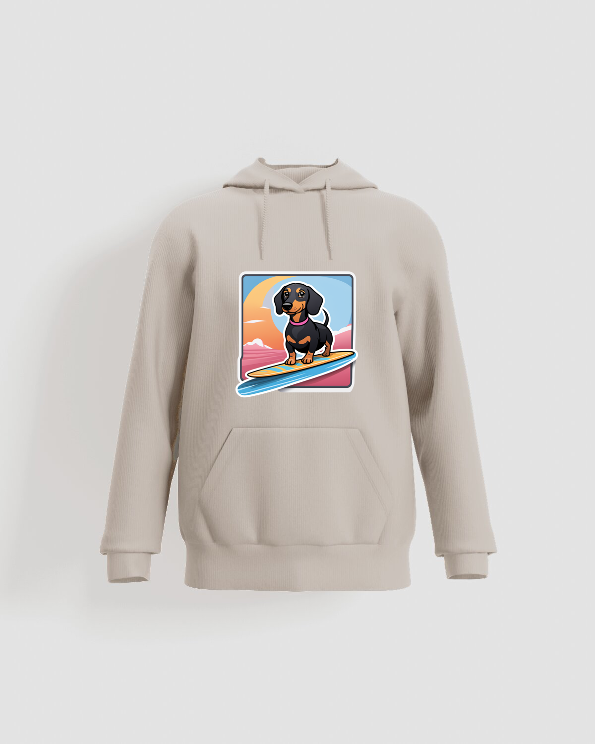 Cream Unisex Sweatshirt – Print-Ready 100% Cotton Comfort 59