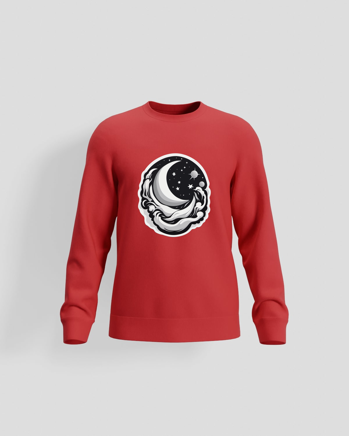 Red Organic Cotton Sweatshirt – Soft & Sustainable Comfort 59