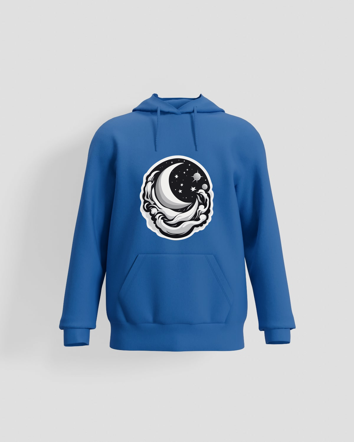Blue Organic Cotton Crew Neck Sweatshirt 59