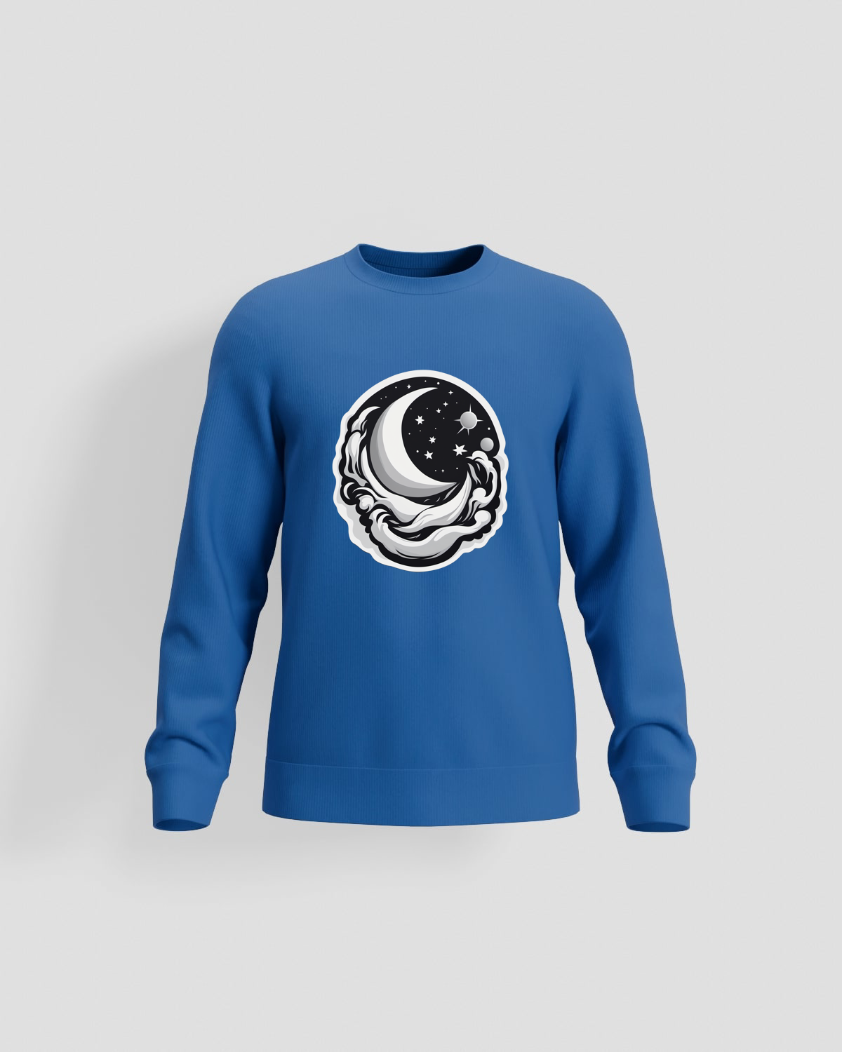 Blue Organic Cotton Sweatshirt – Soft & Sustainable Comfort 59