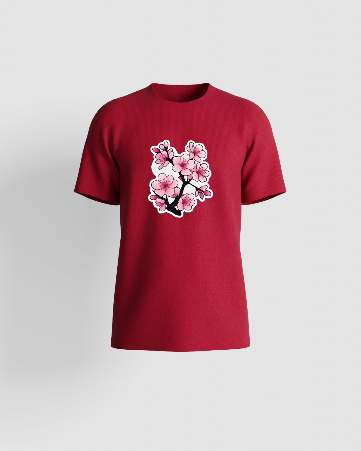Vibrant Red Organic Cotton T-Shirt 59