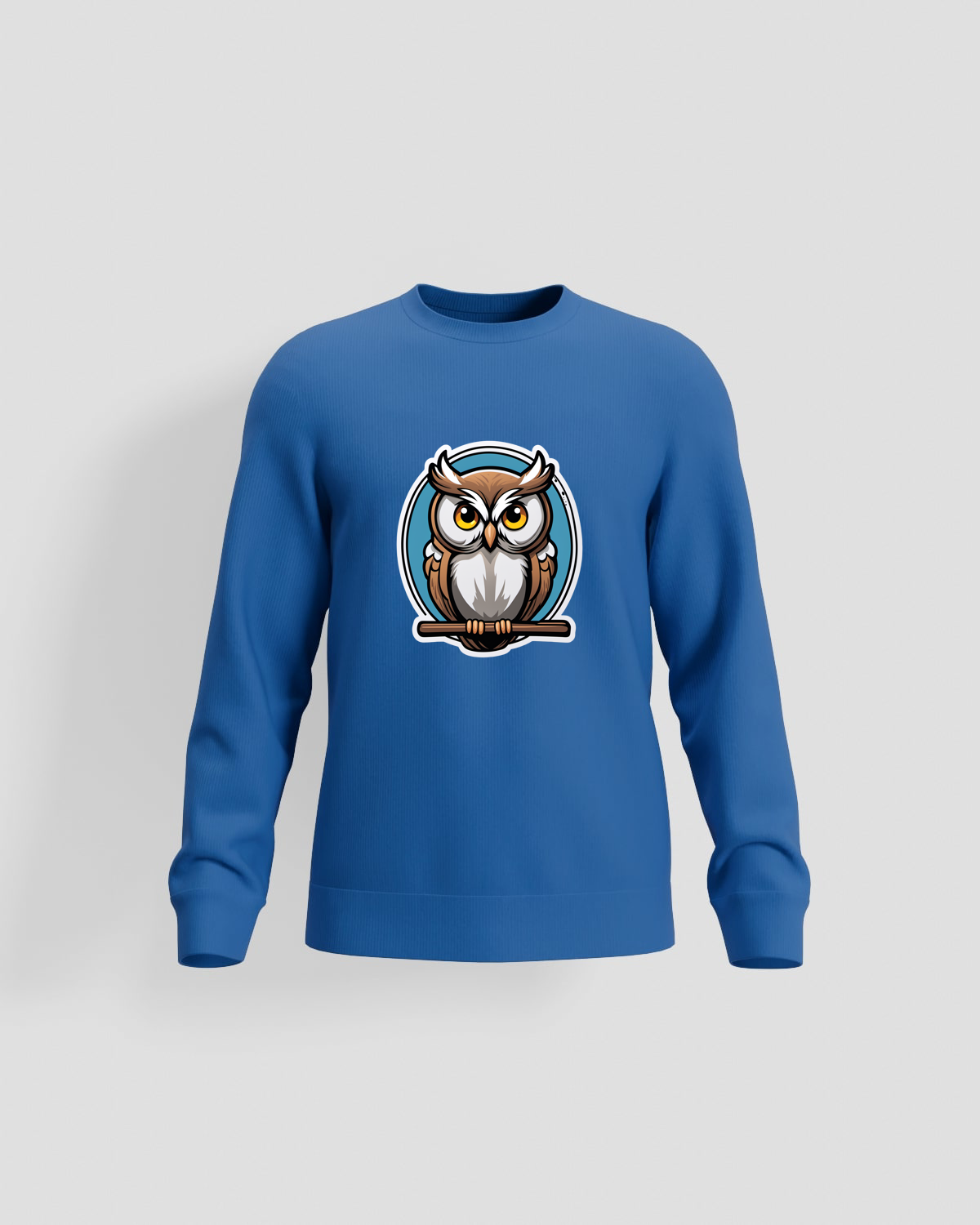 Blue Unisex Sweatshirt with Organic Cotton Comfort 59
