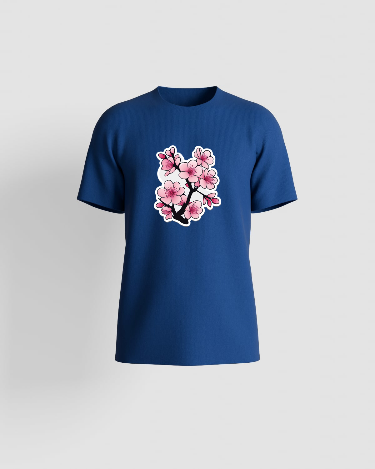 Blue T-Shirt with Clean Design 59
