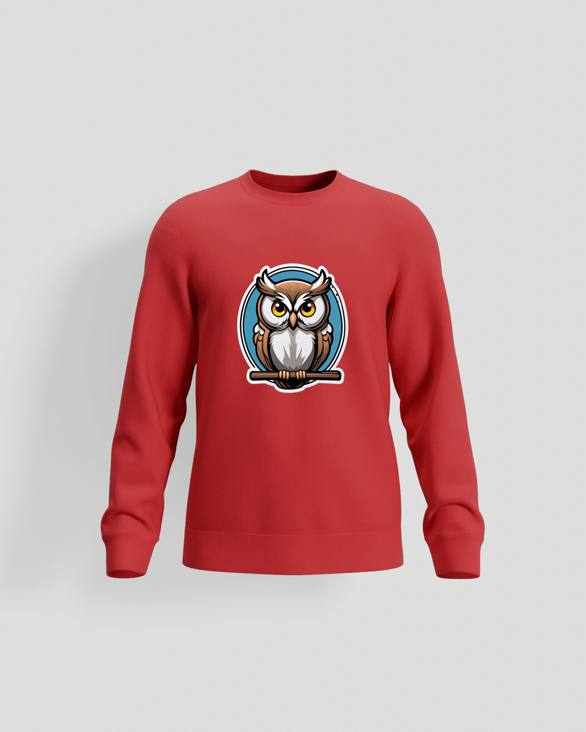 Red Unisex Sweatshirt – Soft Organic Cotton Comfort 59
