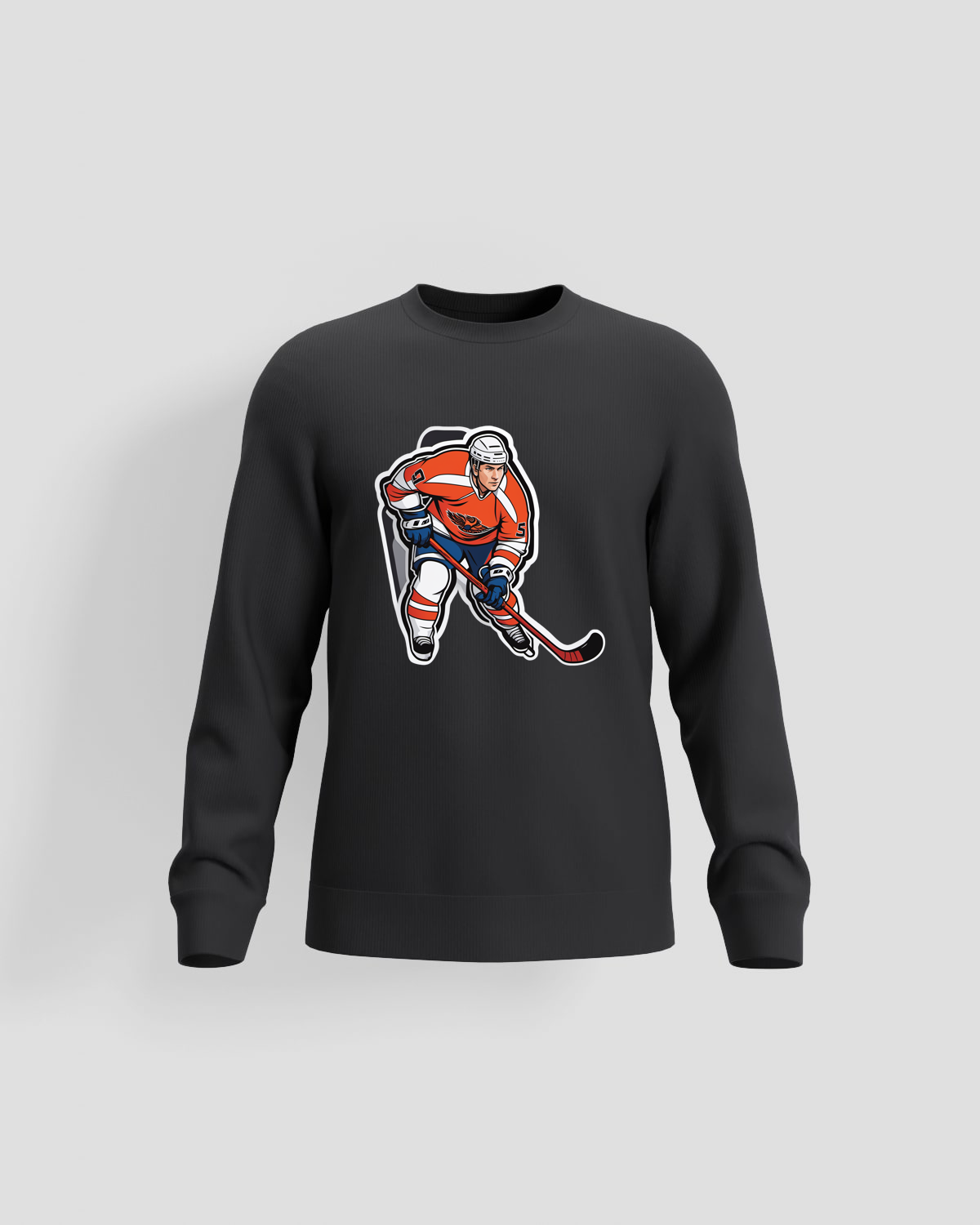 Black Unisex Sweatshirt – Print‑Ready, Soft Organic Cotton 59