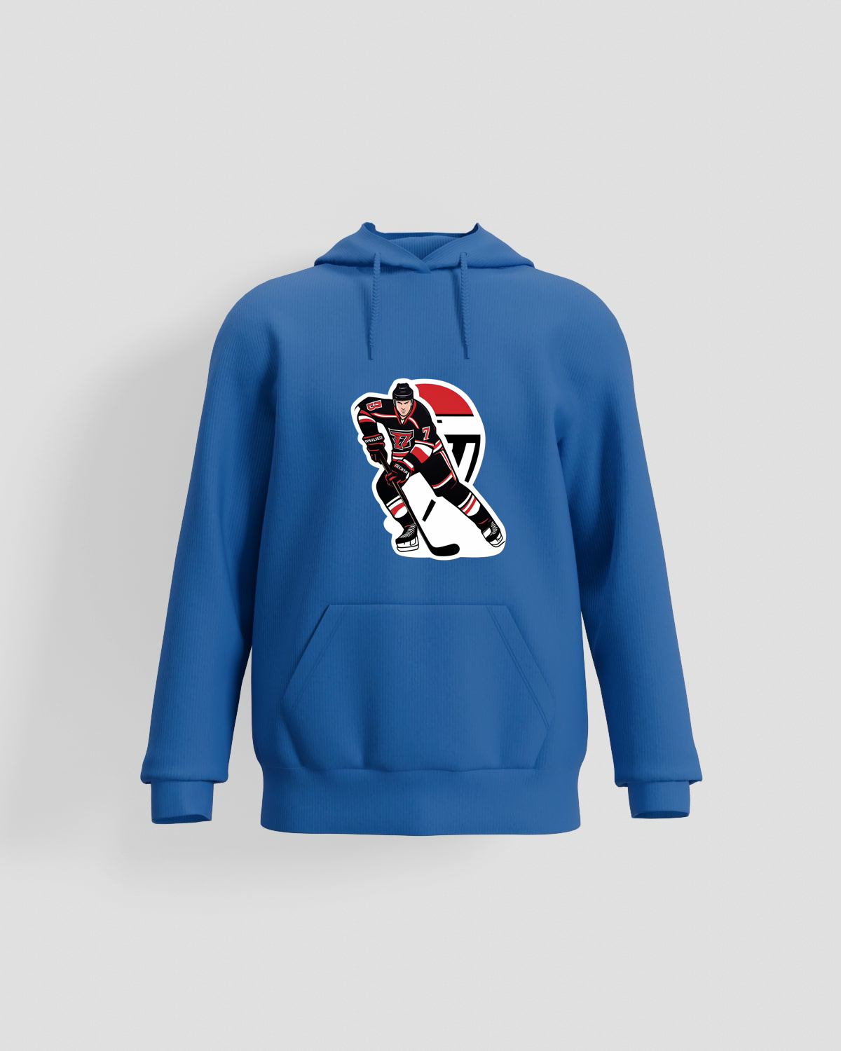 Blue Unisex Premium Sweatshirt Brushed Organic Cotton 59