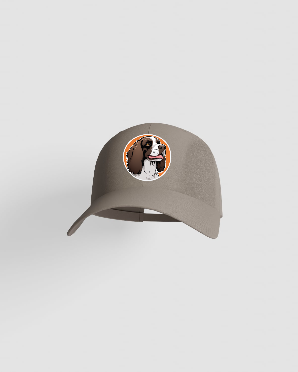 Khaki Classic 5‑Panel Cotton Cap with Velcro Closure 59