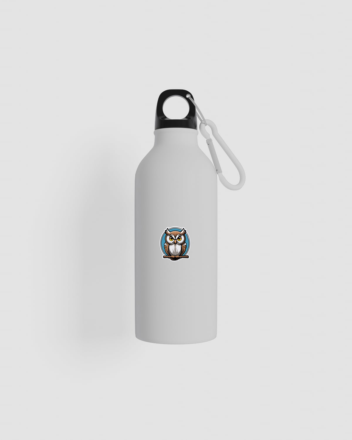 Recycled Aluminum Water Bottle with Carabiner Clip 59
