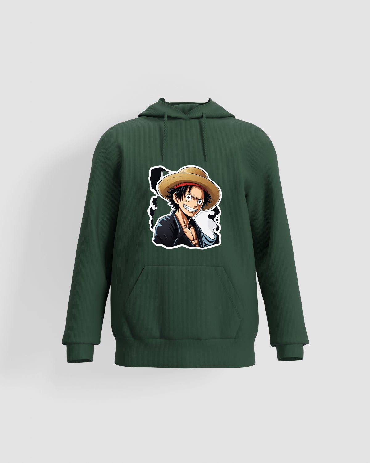 Green Organic Cotton Sweatshirt Featuring Bold Graphic Design 59