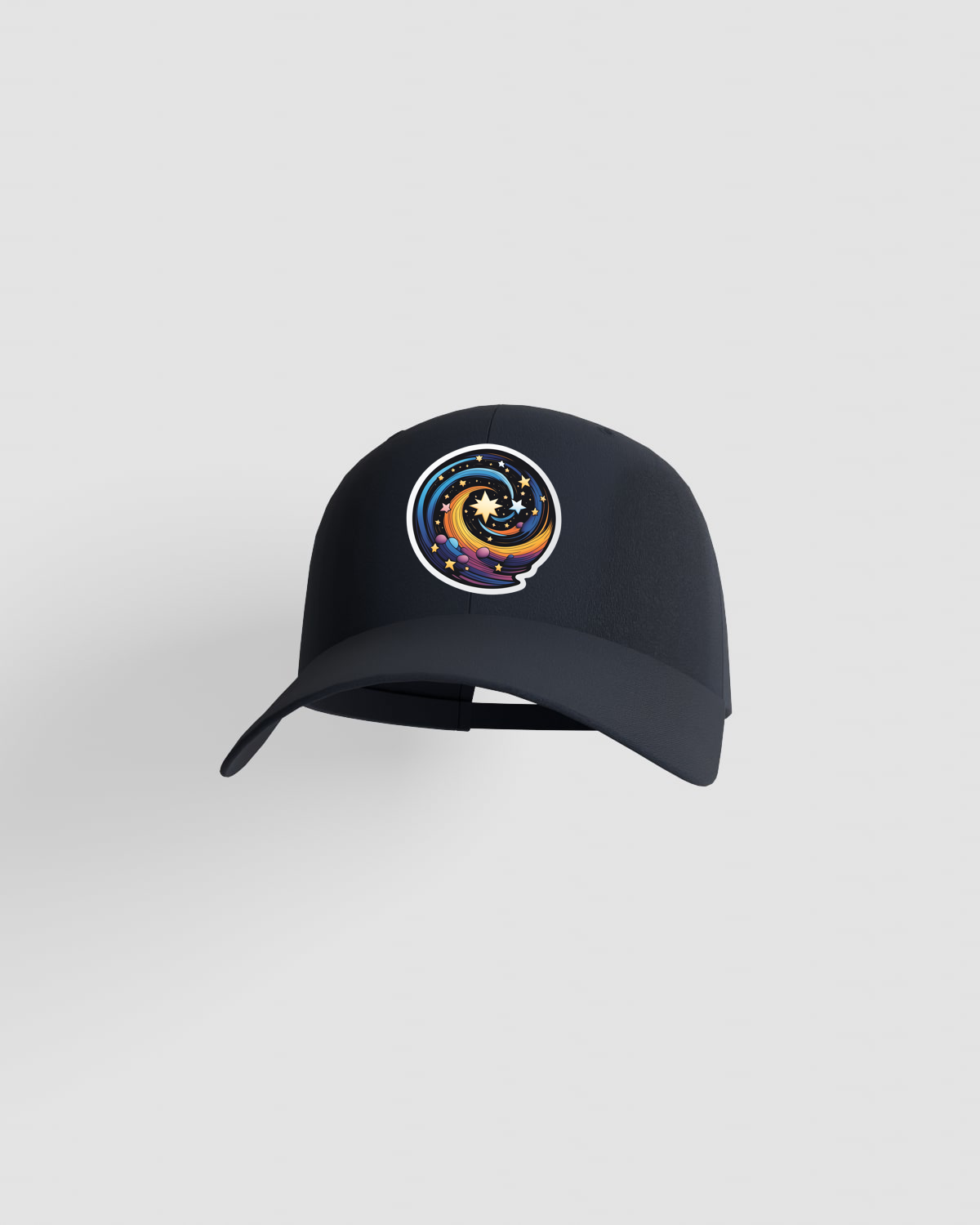 Navy Cotton Cap with Adjustable Velcro Closure 59