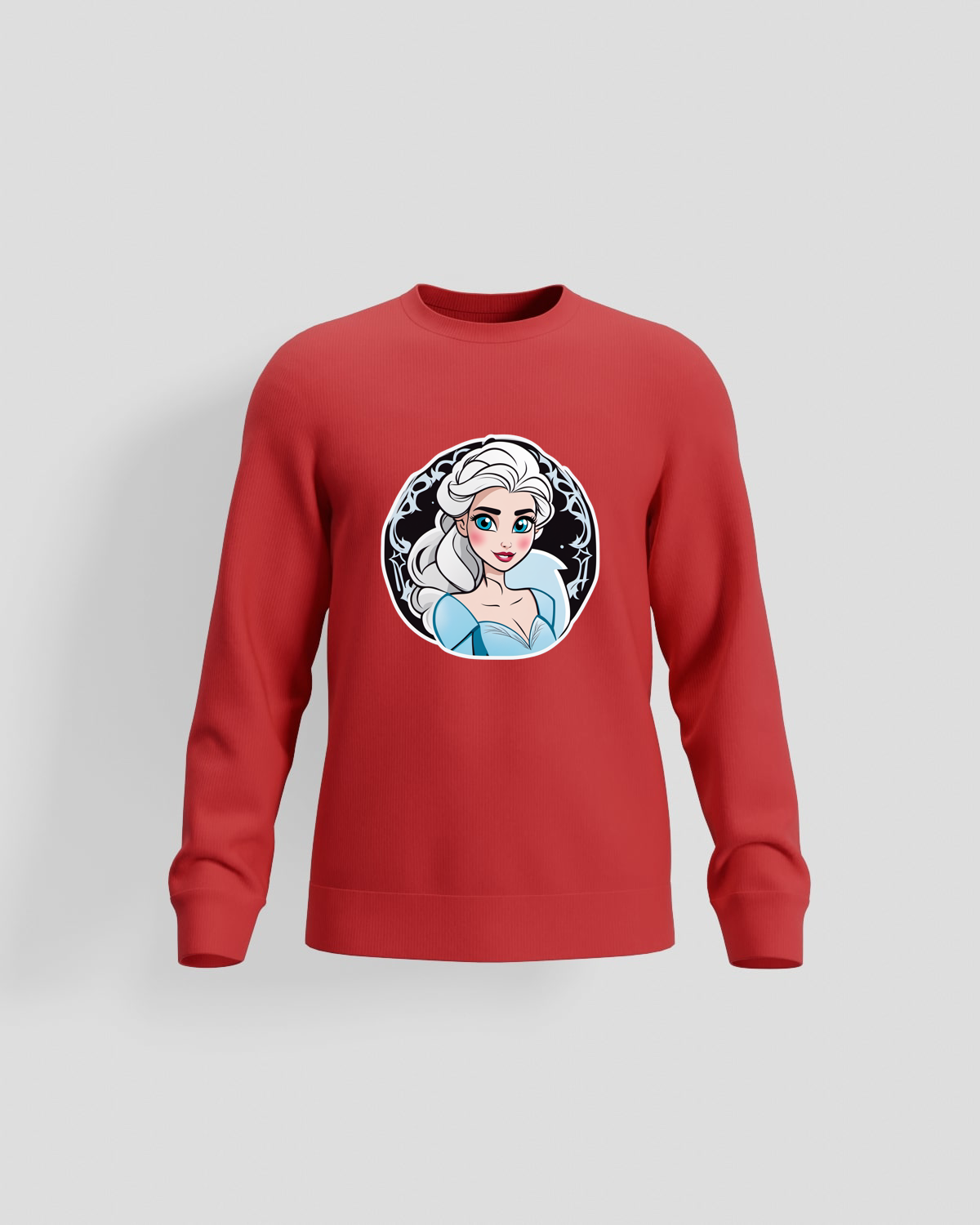 Red Organic Cotton Sweatshirt – Soft & Sustainable 59