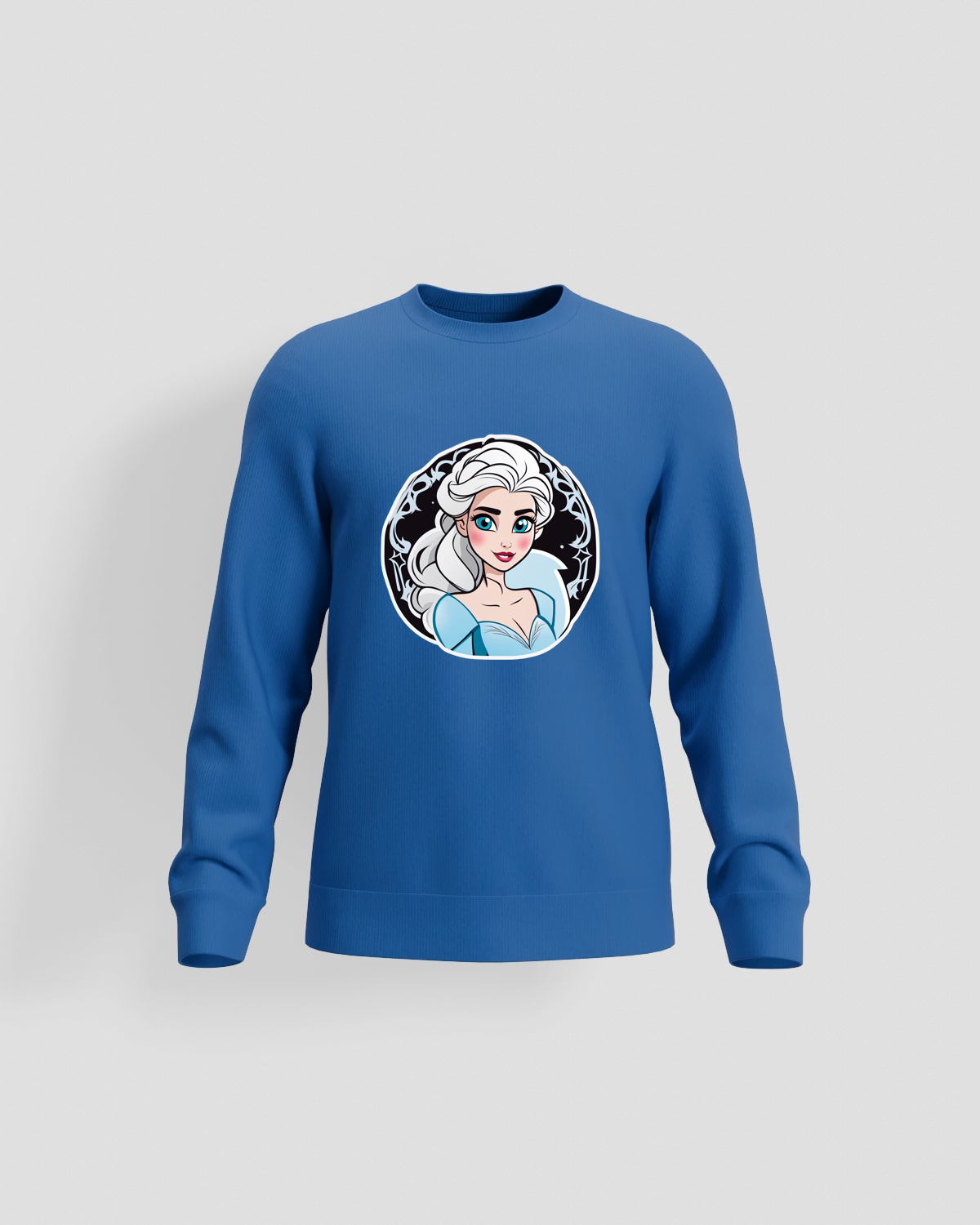 Blue Unisex Organic Cotton Sweatshirt – Soft, Eco‑Sustainable Comfort 59