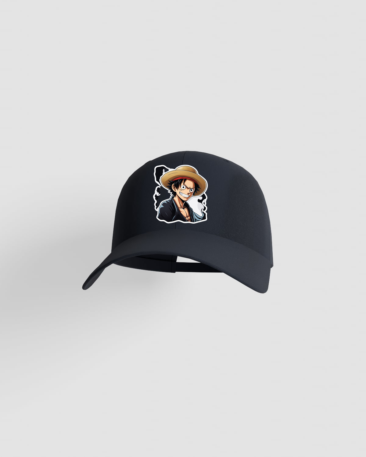 Navy 5‑Panel Cotton Cap with Velcro Closure 59