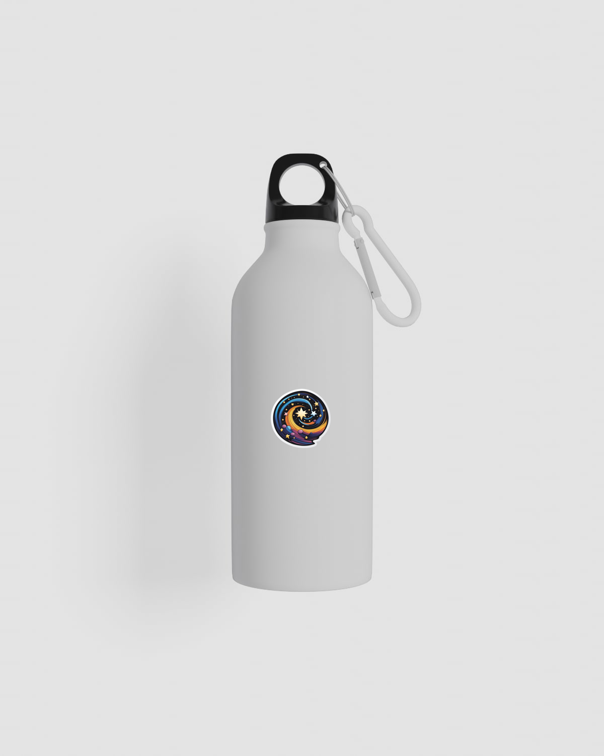Recycled Aluminum Water Bottle with Metal Carabiner 59