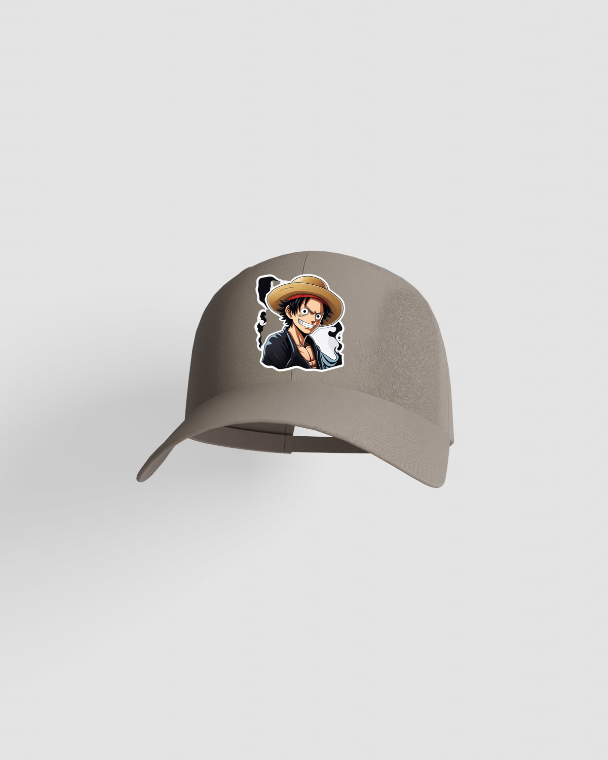 Khaki Cotton Cap with Velcro Closure 59