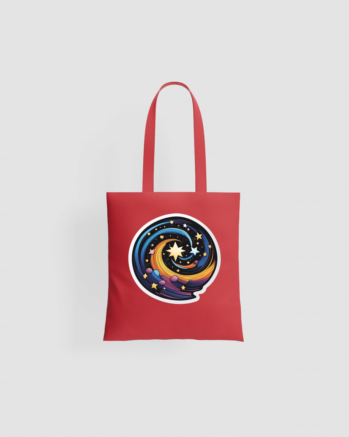 Cotton Tote Bag with Smooth Print Surface and Long Handles 59