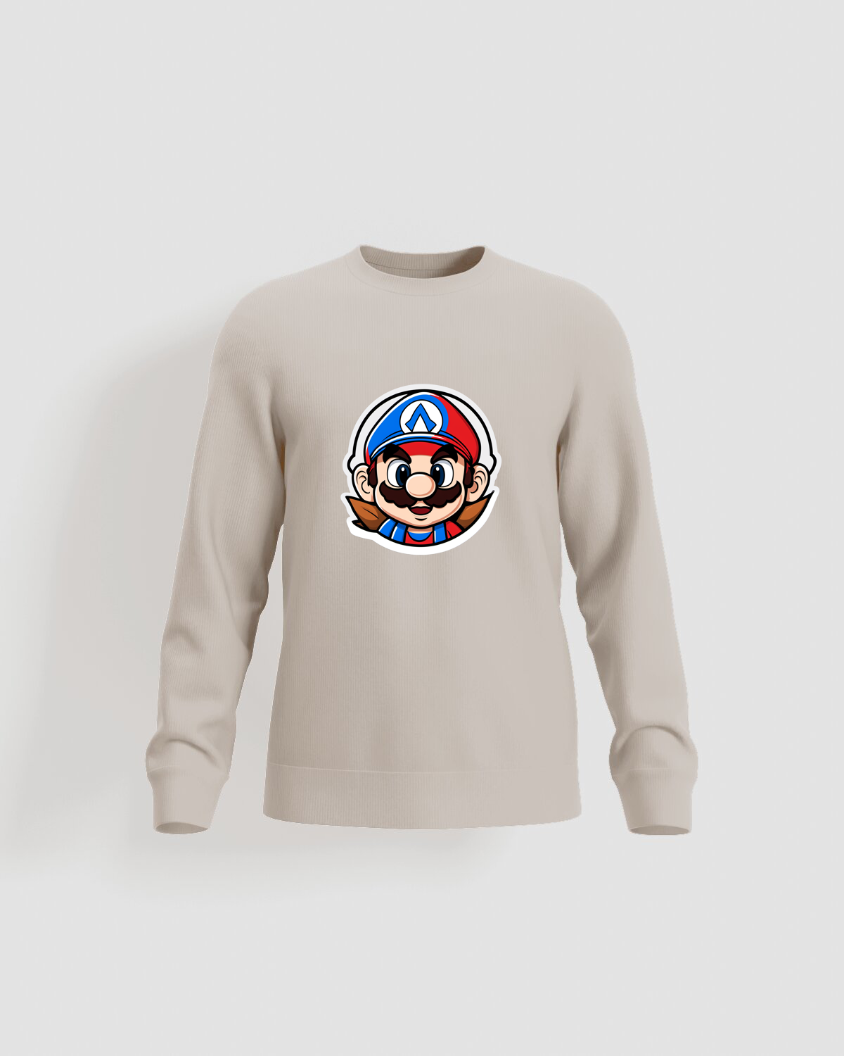 Cream Organic Unisex Cotton Sweatshirt 59