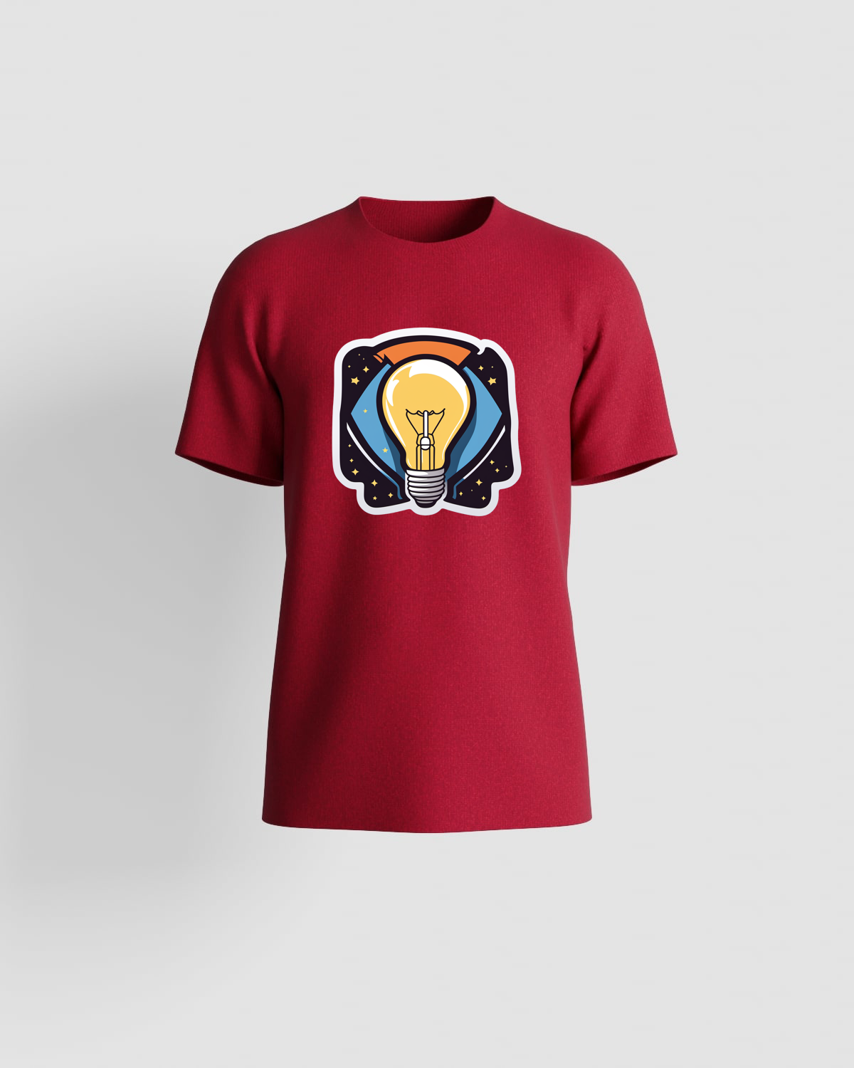 Bold Red T-Shirt, 100% Organic Cotton 59