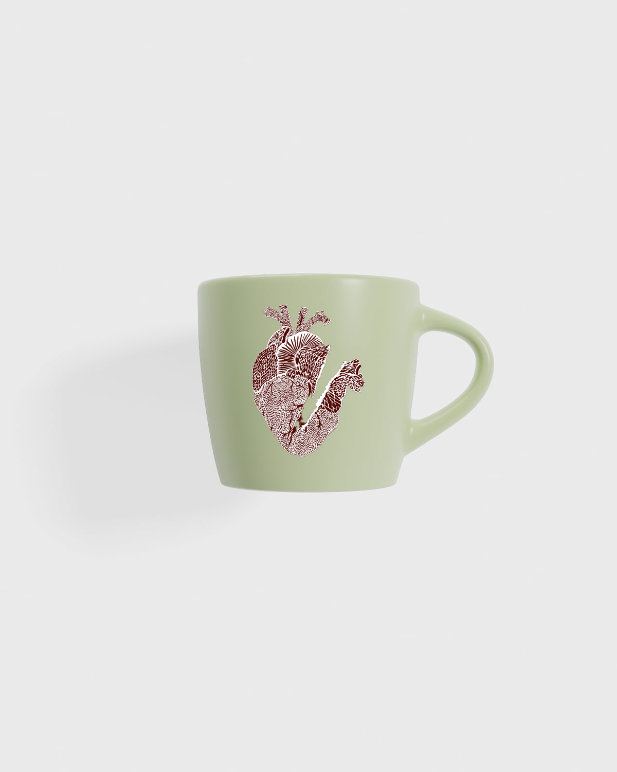 Matte Exterior Ceramic Mug with Glossy Interior 59