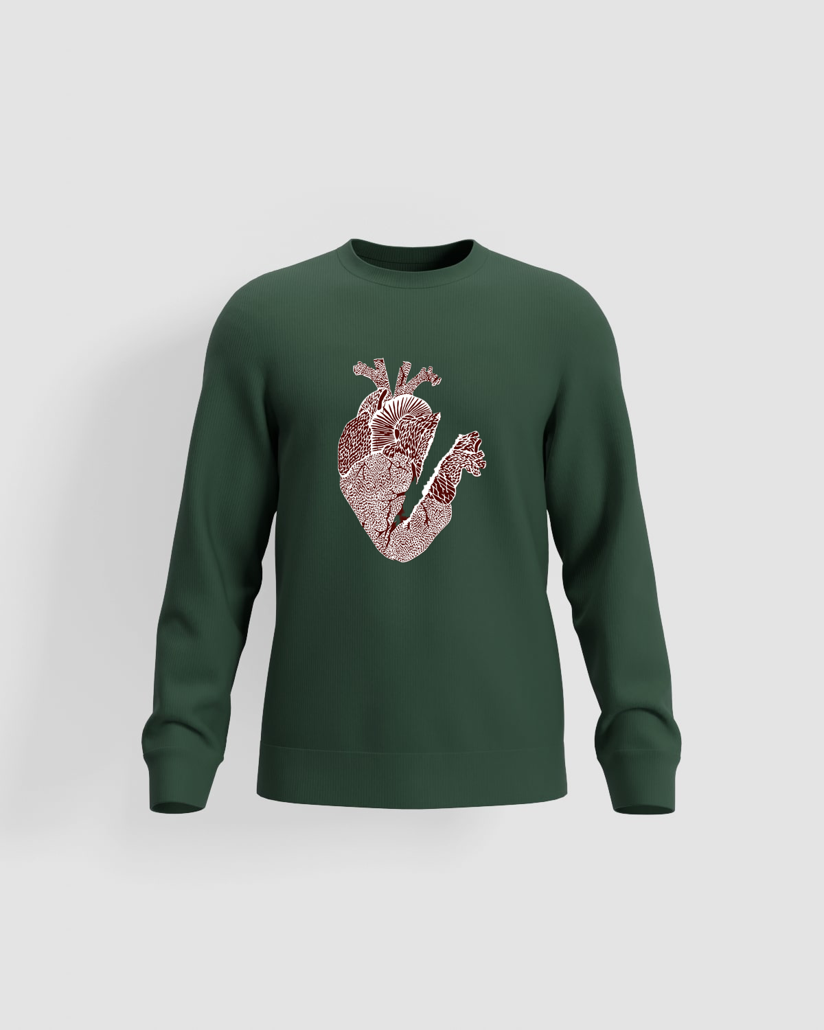 Green Graphic Sweatshirt – 100% Organic Cotton 59