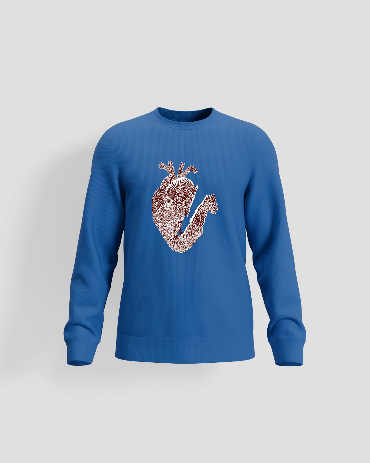 Blue Unisex Organic Cotton Sweatshirt 59