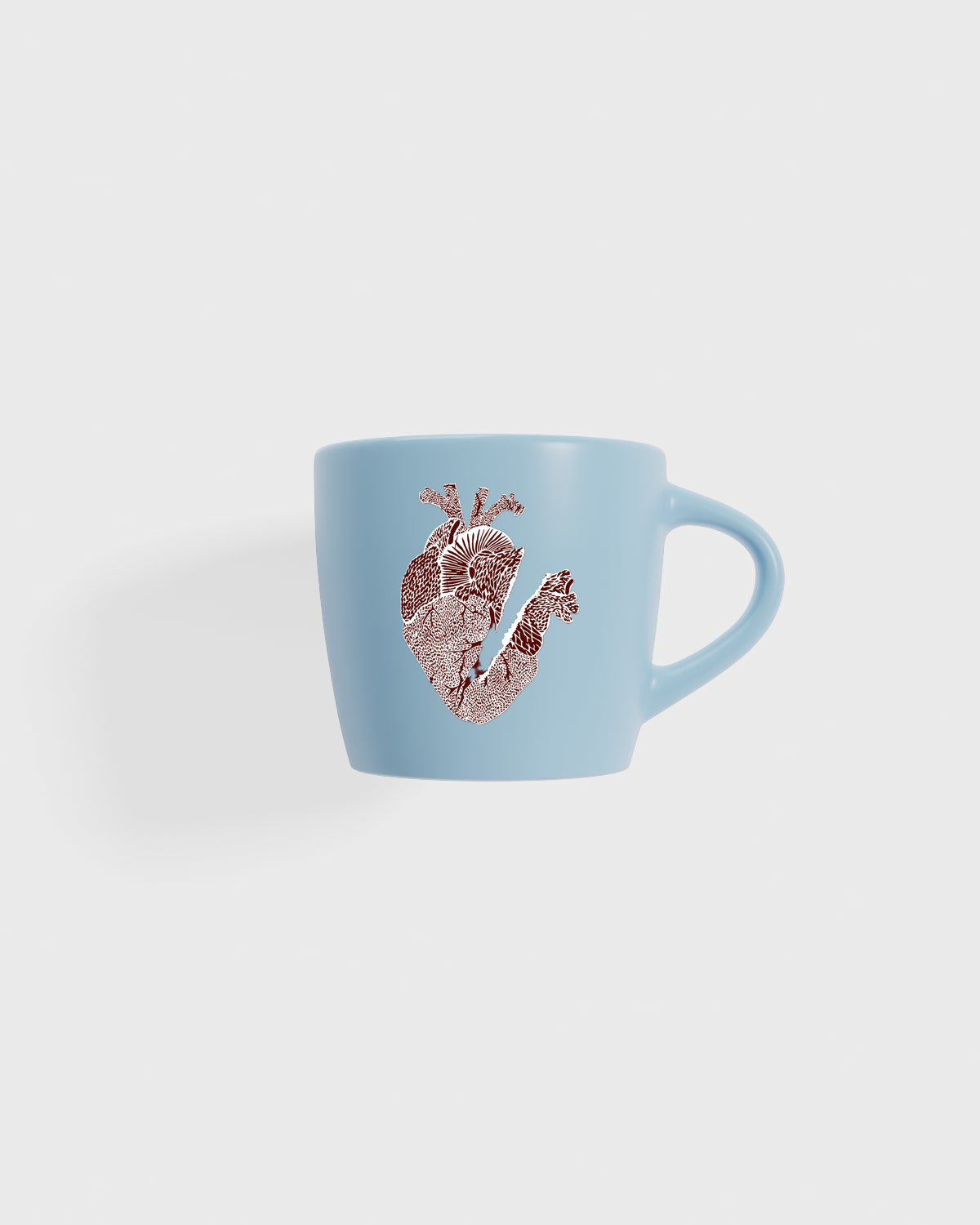 Custom Color Matte Exterior Ceramic Mug 59