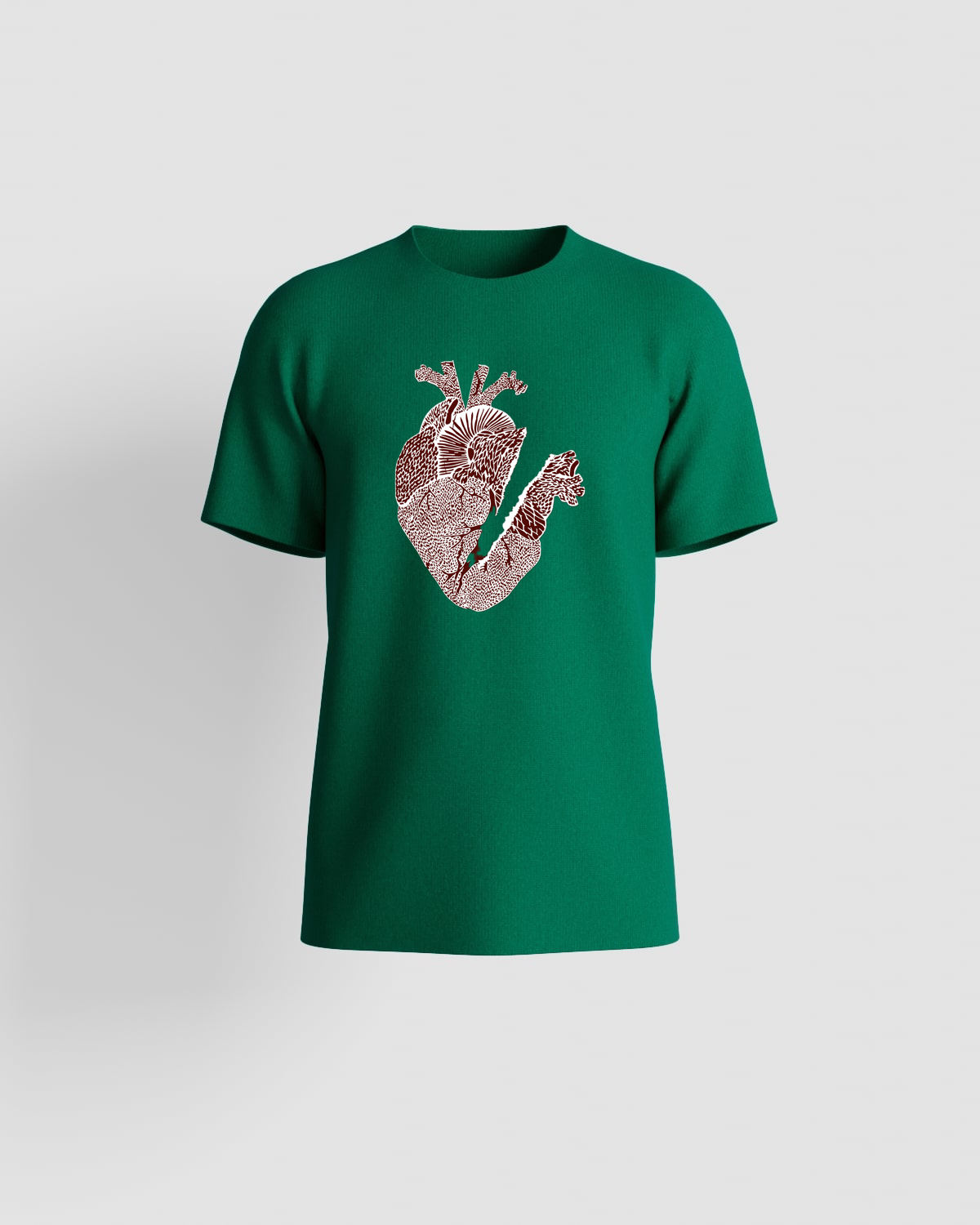 Vibrant Green T‑Shirt – Soft Organic Cotton, Short Sleeves 59