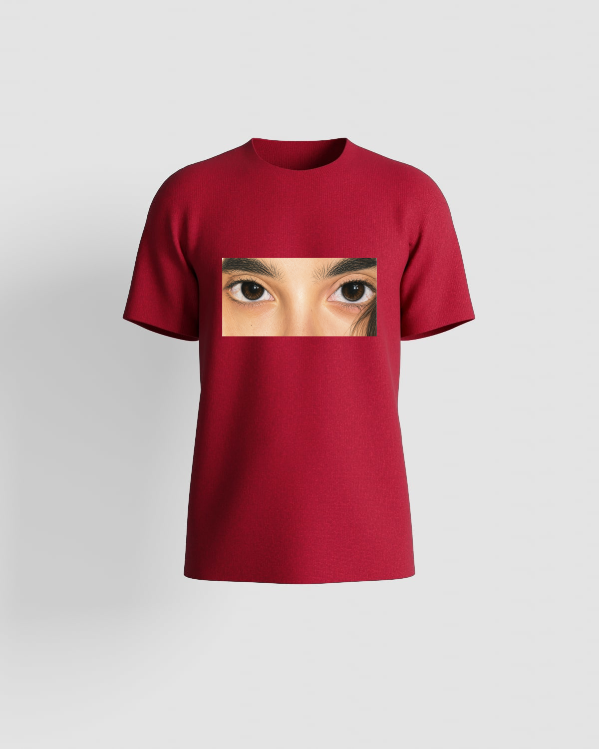 Red T-Shirt with Bold Graphic Print 59