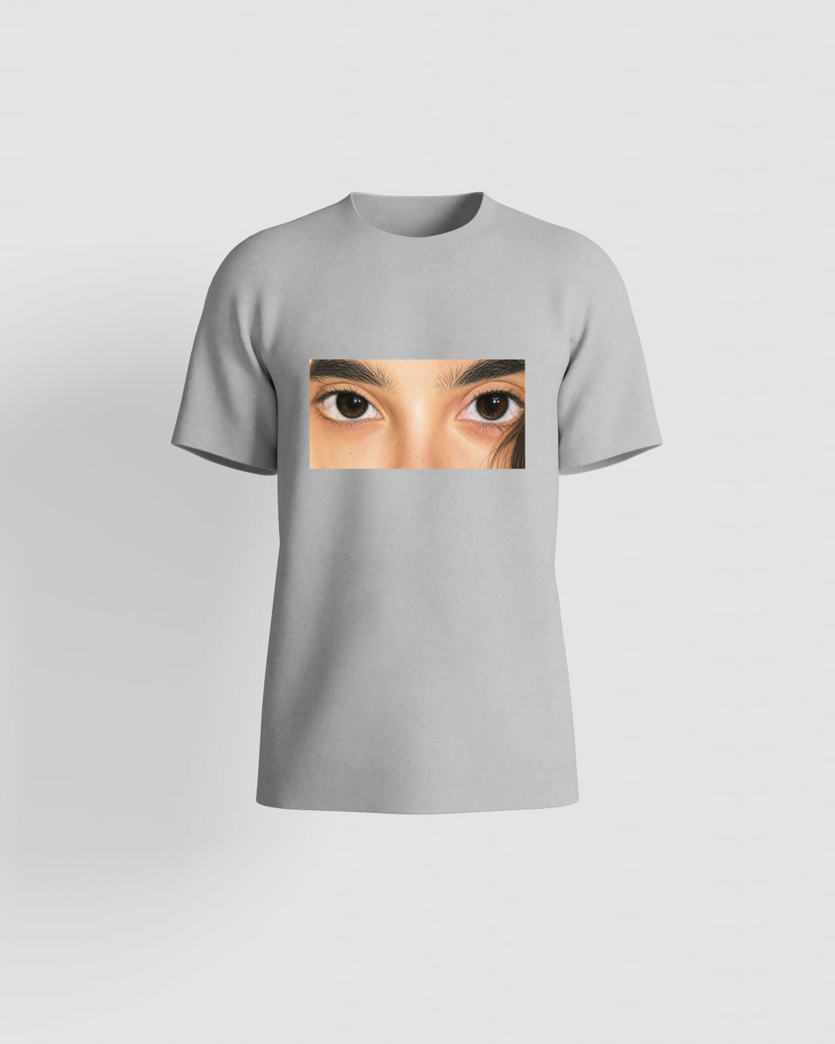 Grey Genderless Eco Cotton T-Shirt Soft Modern Fit 59