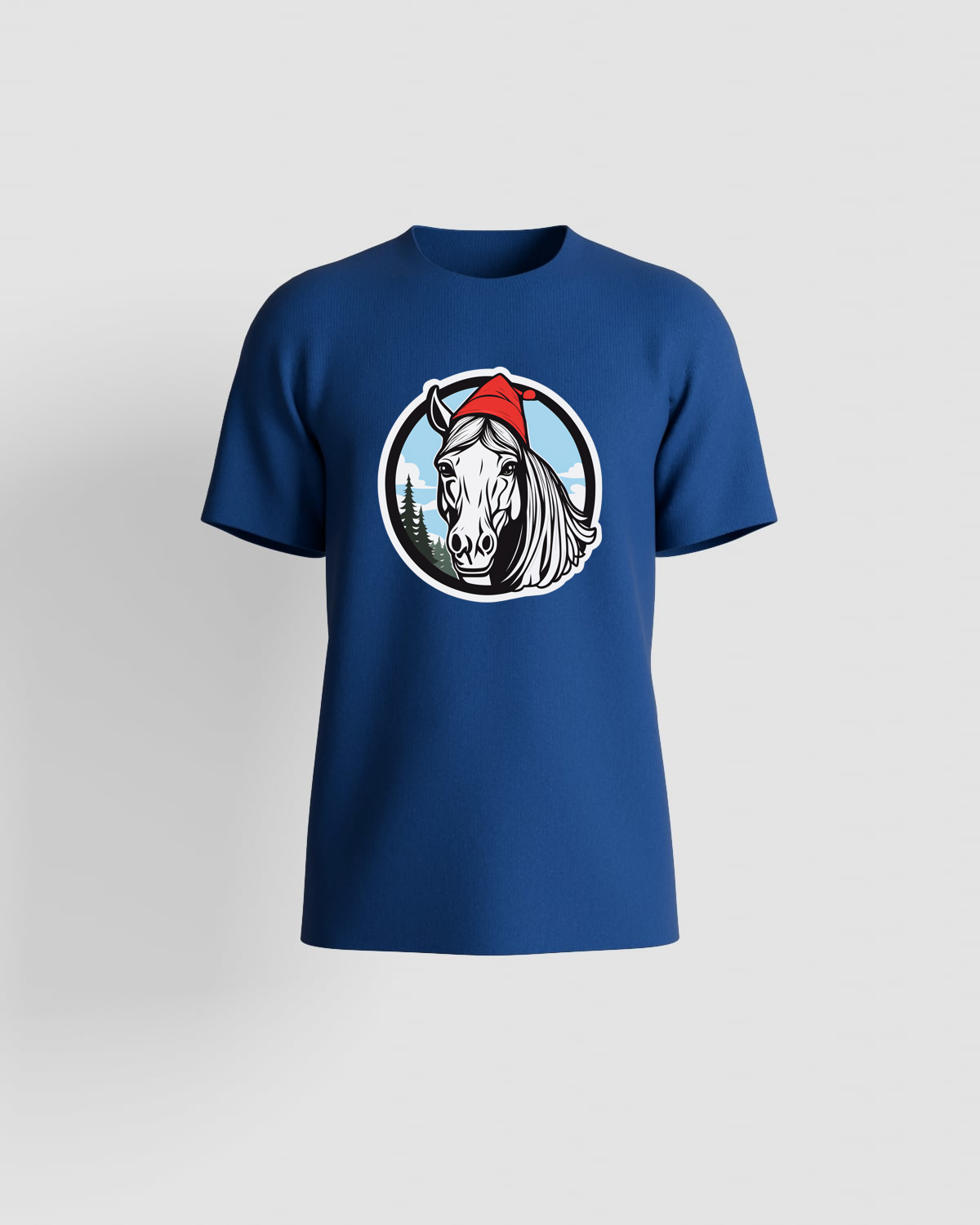 Blue Unisex Eco Cotton T-Shirt, Modern Fit 59