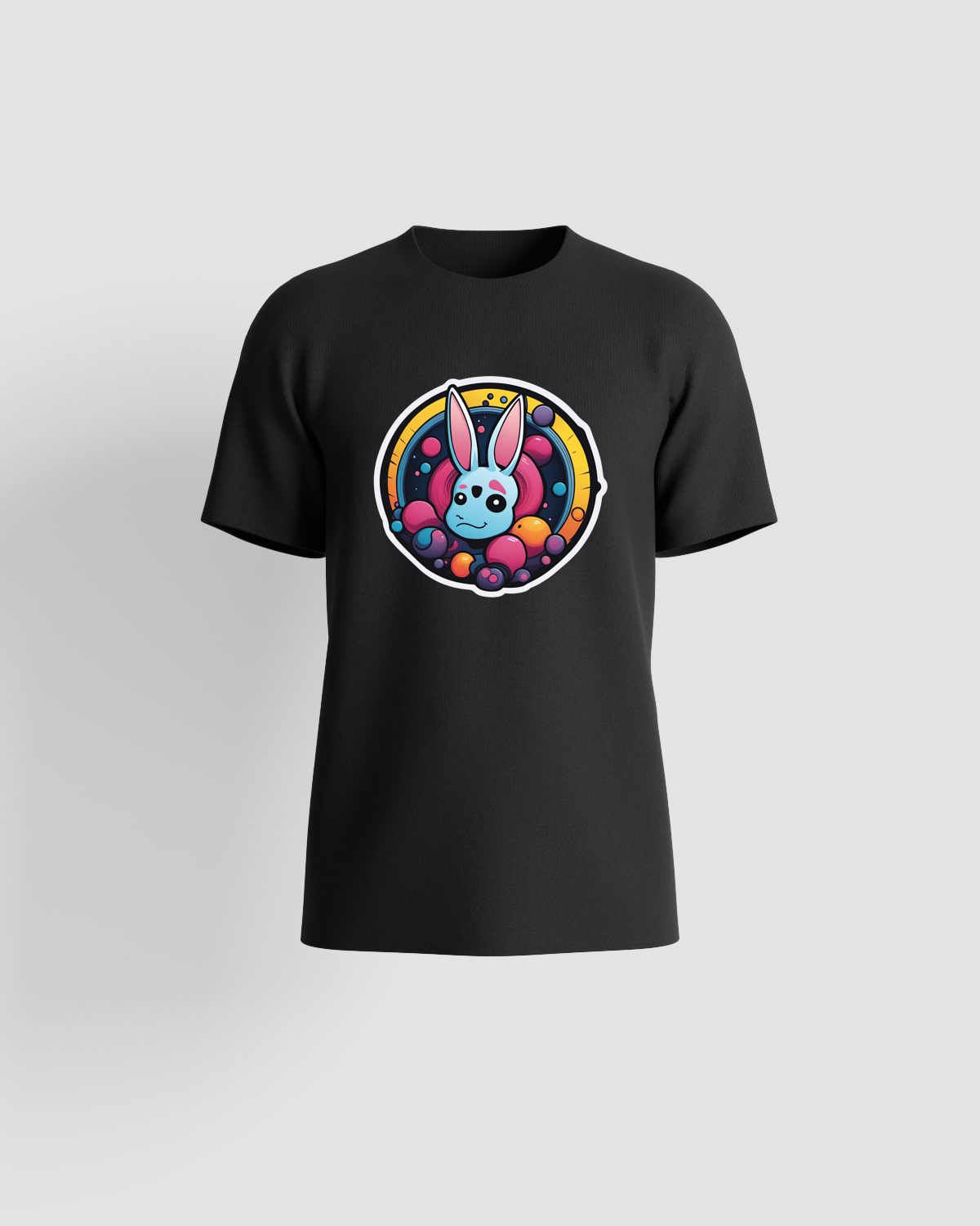 Black Eco‑Sustainable Organic Cotton T‑Shirt 59
