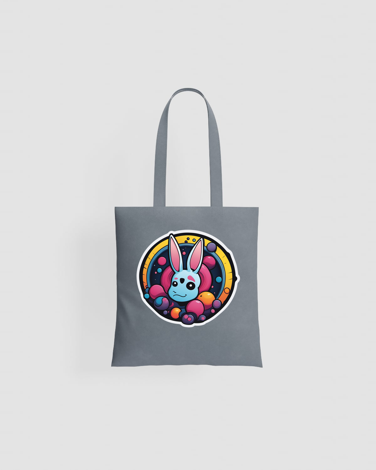 Eco-Friendly Cotton Tote Bag with Ironed Handles for Custom Prints 59
