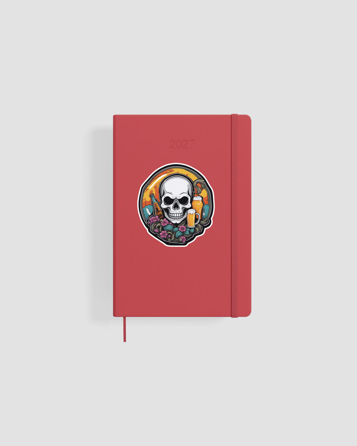 Custom Daily Planner with Bold Colorful Cover