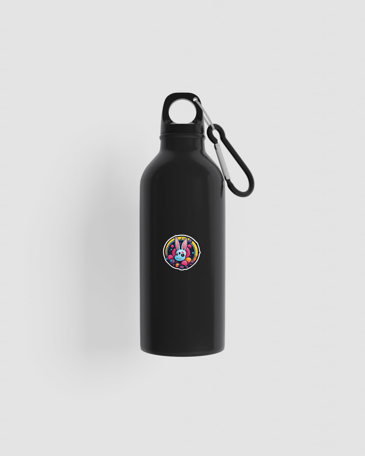 Eco-Friendly Recycled Aluminum Water Bottle with Carabiner 59