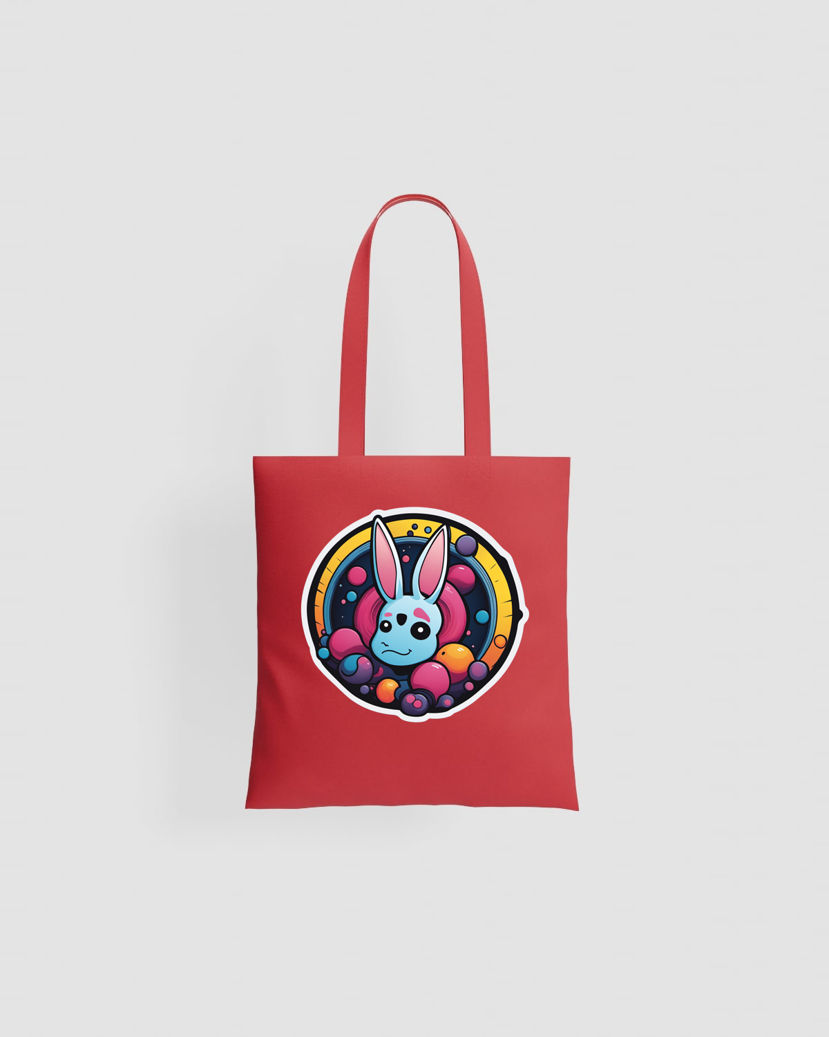 Cotton Tote Bag with 67cm Long Handles and Smooth Surface 59