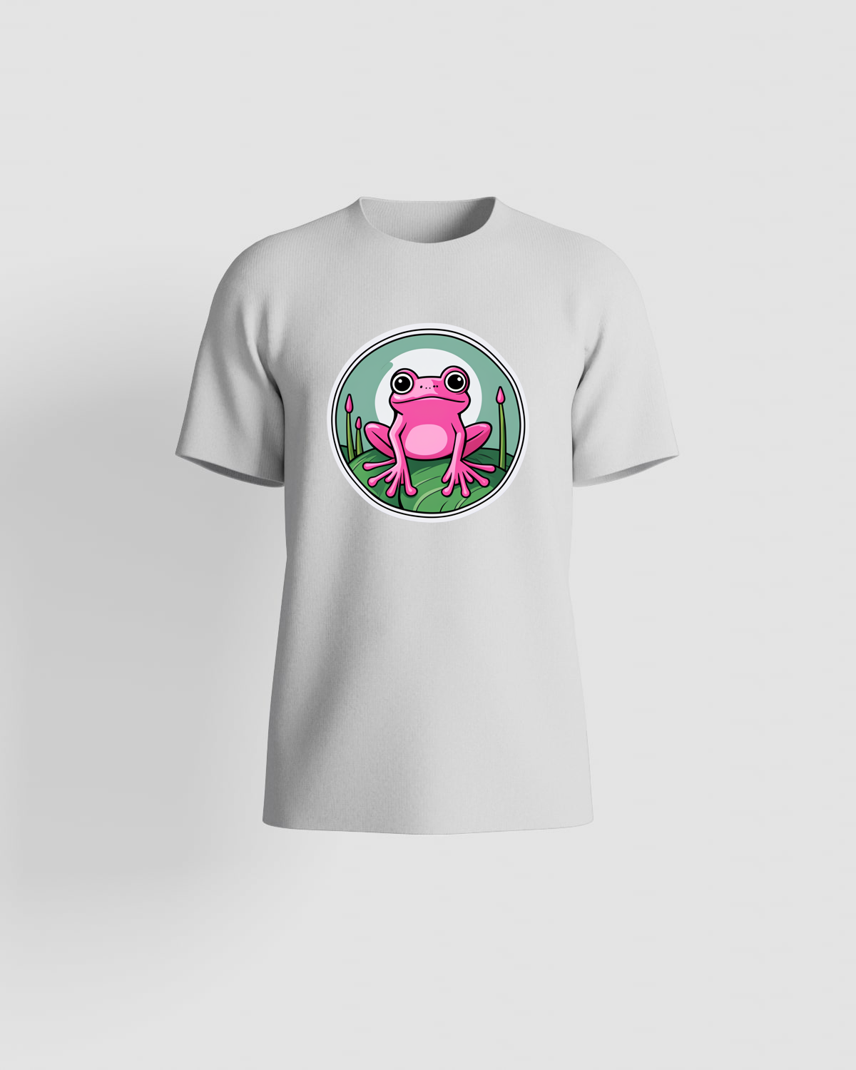 White T-Shirt with Clean Graphic 59