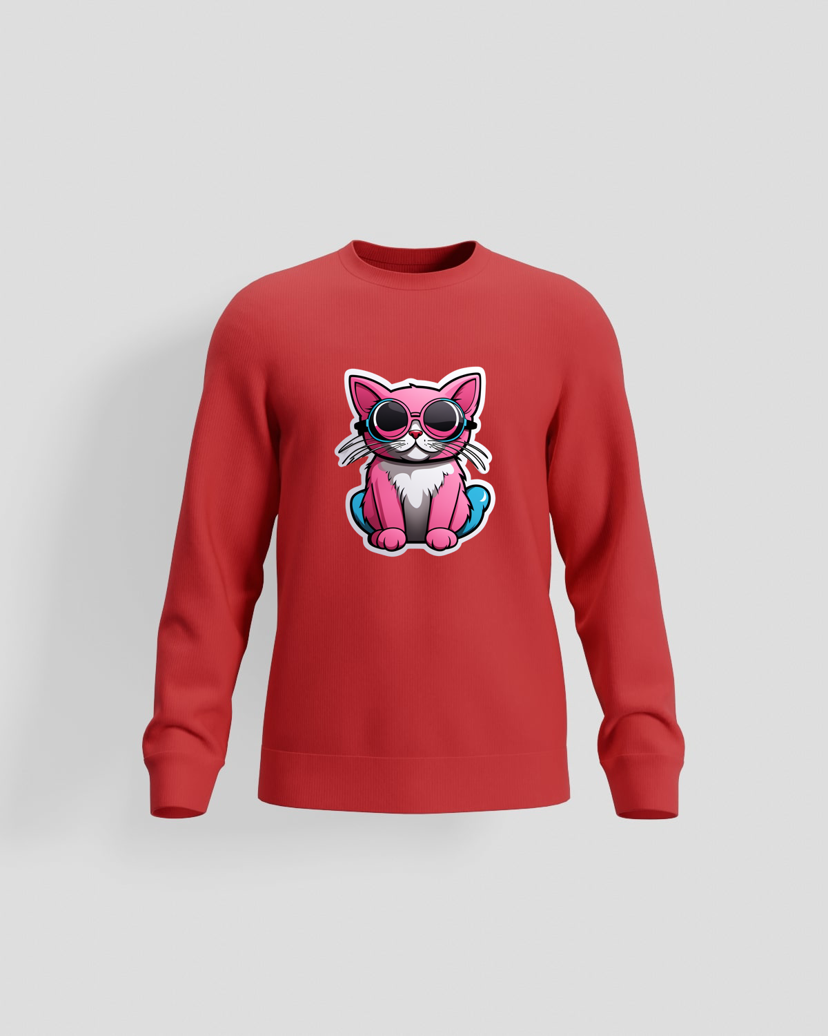 Red Organic Sweatshirt – Soft Comfort for All Seasons 59