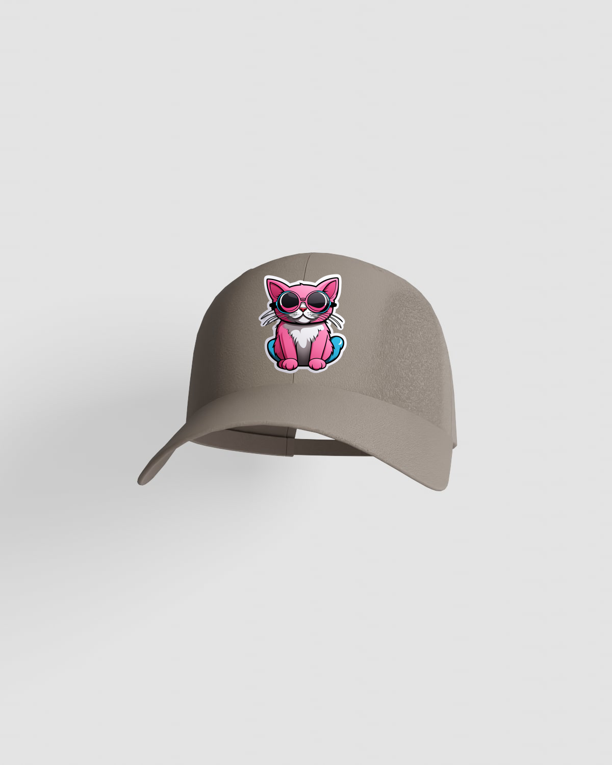 Khaki Cotton Cap with Velcro Closure 59