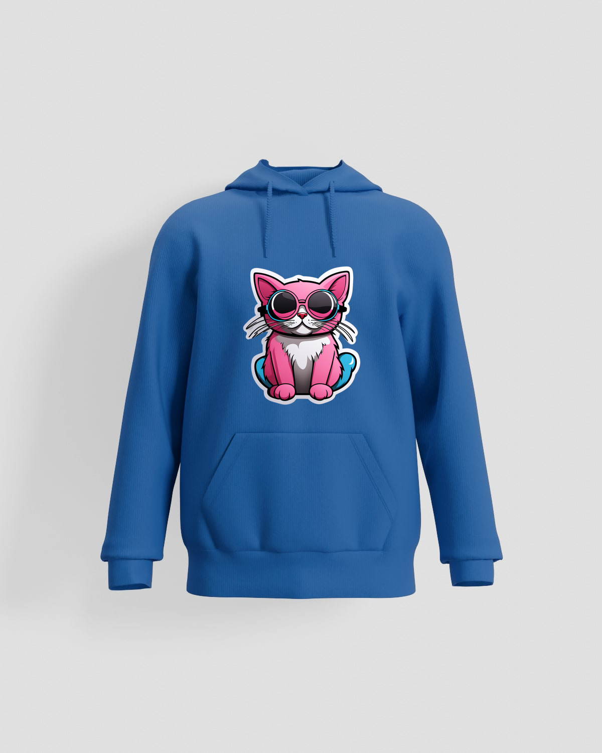 Blue Unisex Sweatshirt – Soft Premium Organic Cotton Comfort 59
