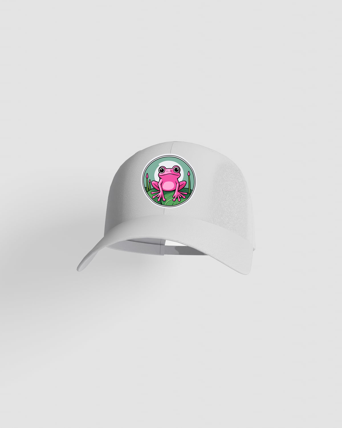 White Cotton Cap with Velcro Closure – Custom Print Friendly 59