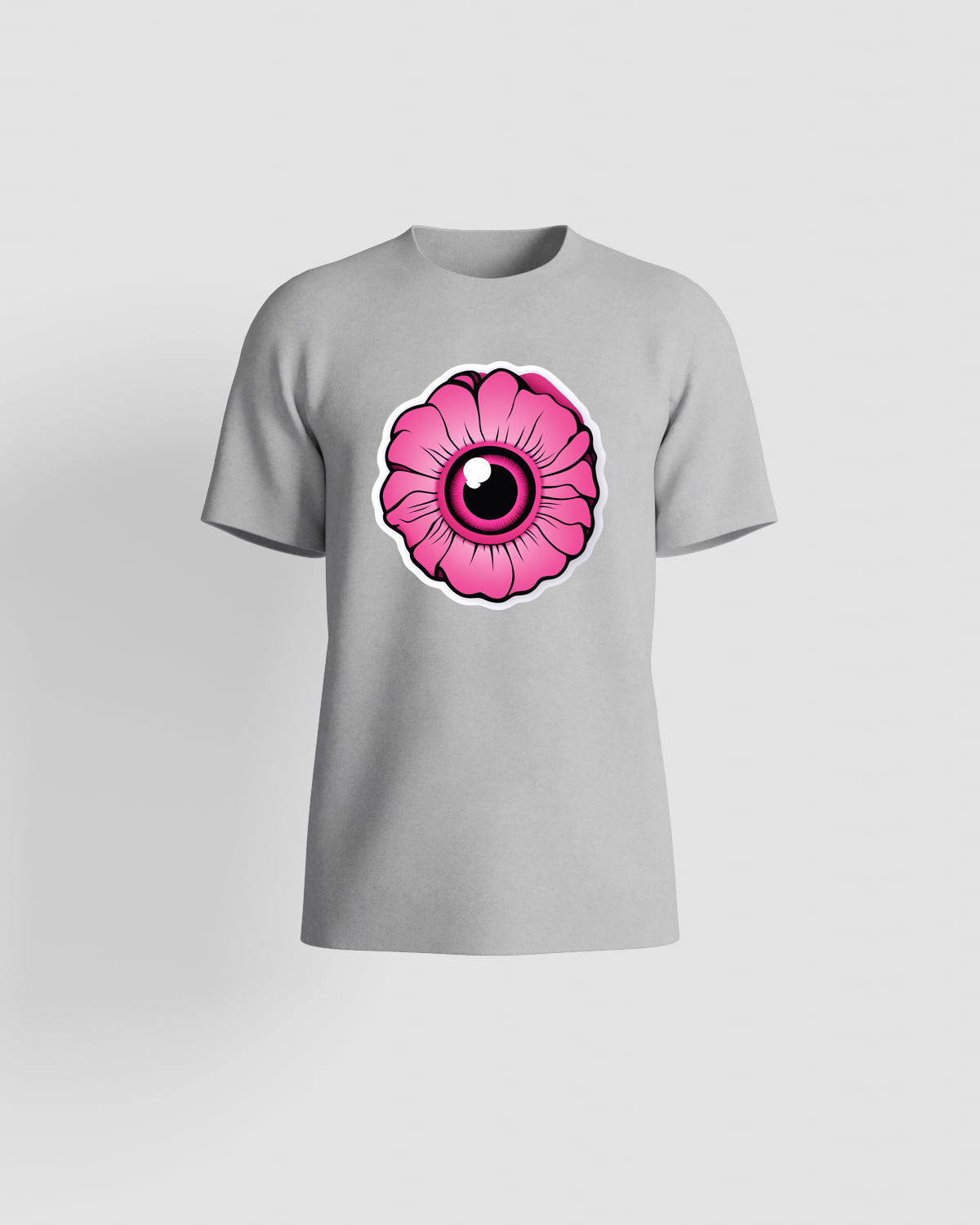 Grey 100% Organic Cotton T Shirt – Modern Genderless Fit 59