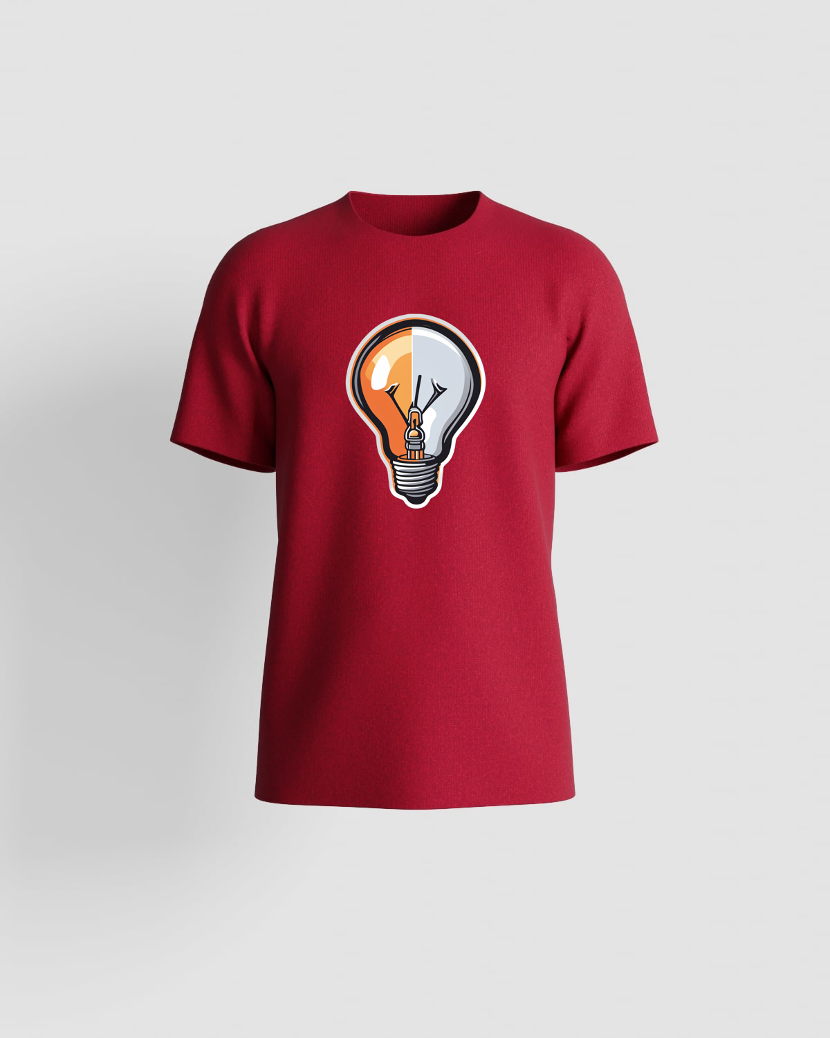 Vibrant Red T-Shirt – Classic Crew Neck 59