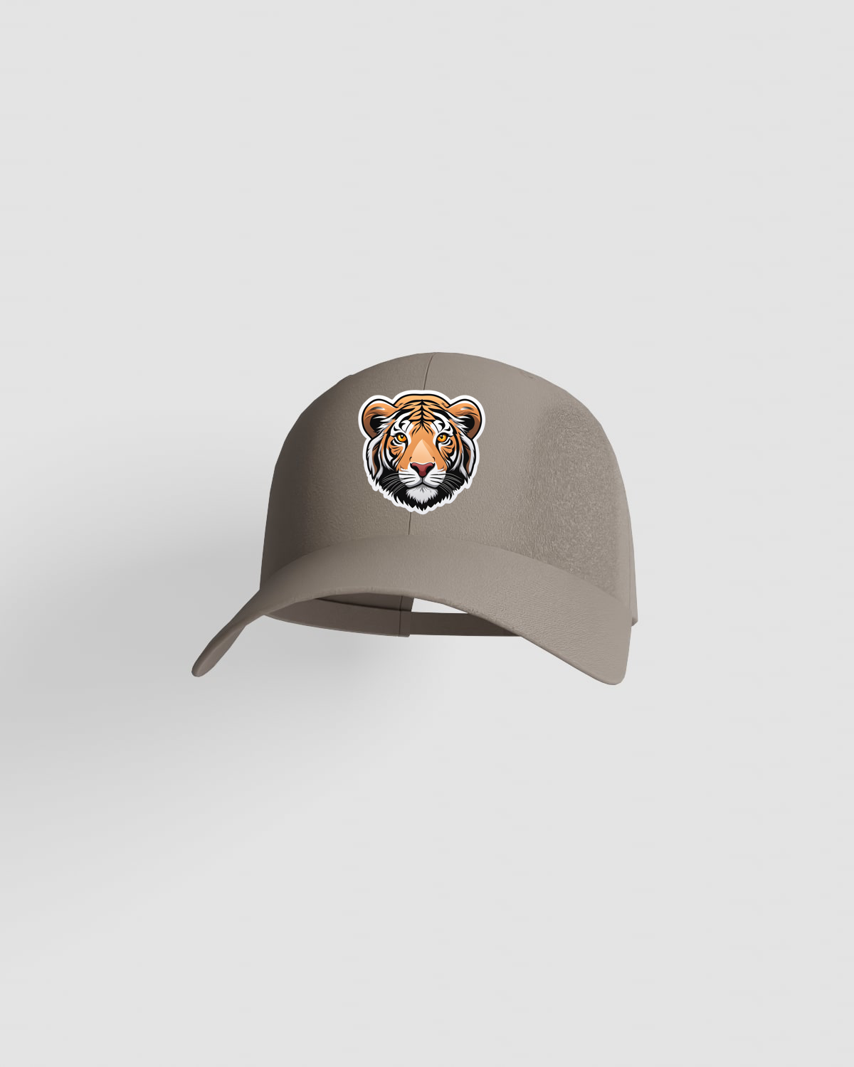 Khaki Cotton Cap with Velcro Closure 59